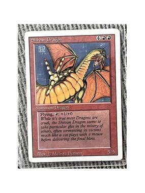 Shivan Dragon – 1994 Revised Edition – Magic: The Gathering
